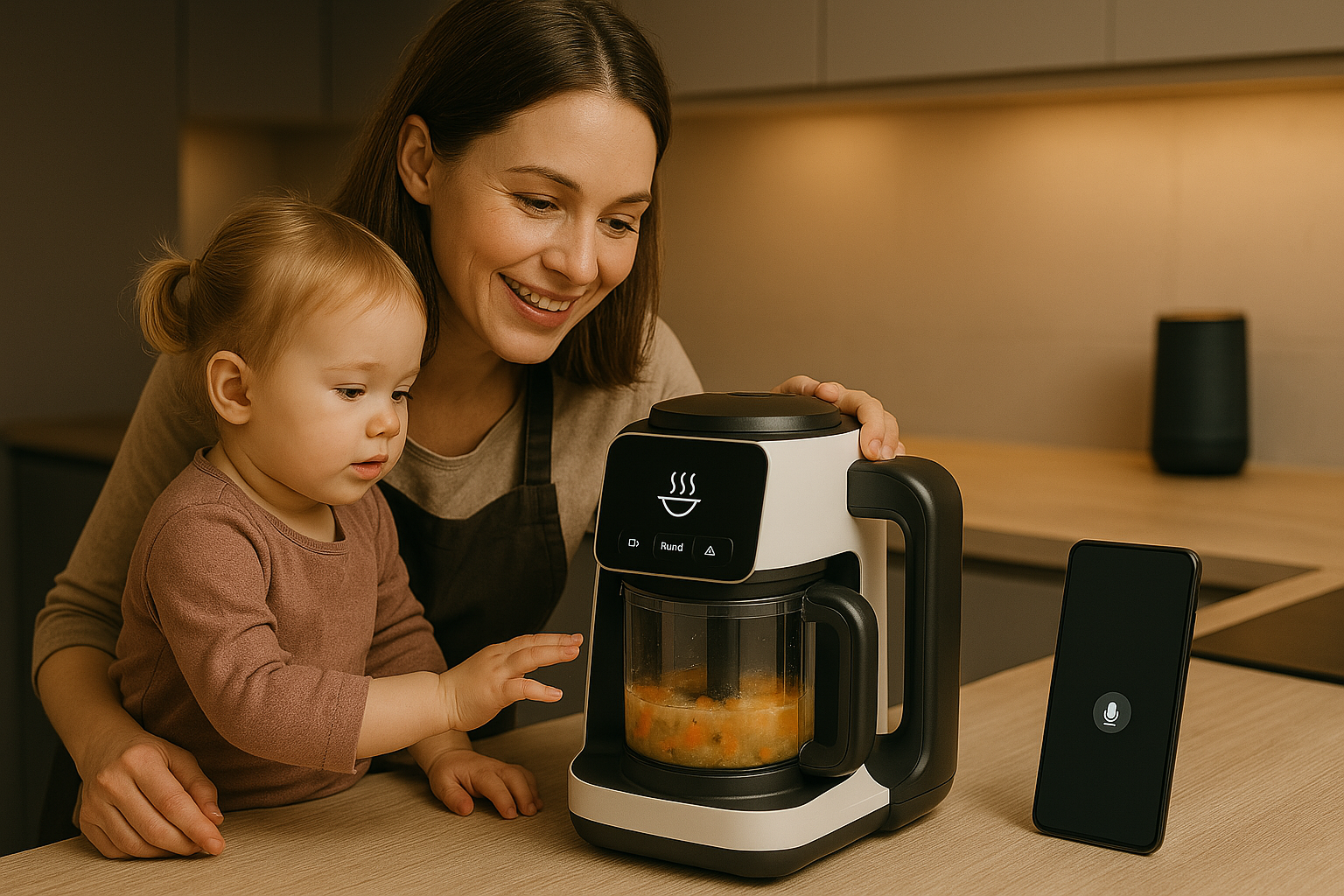 육아를 위한 스마트 조리 환경