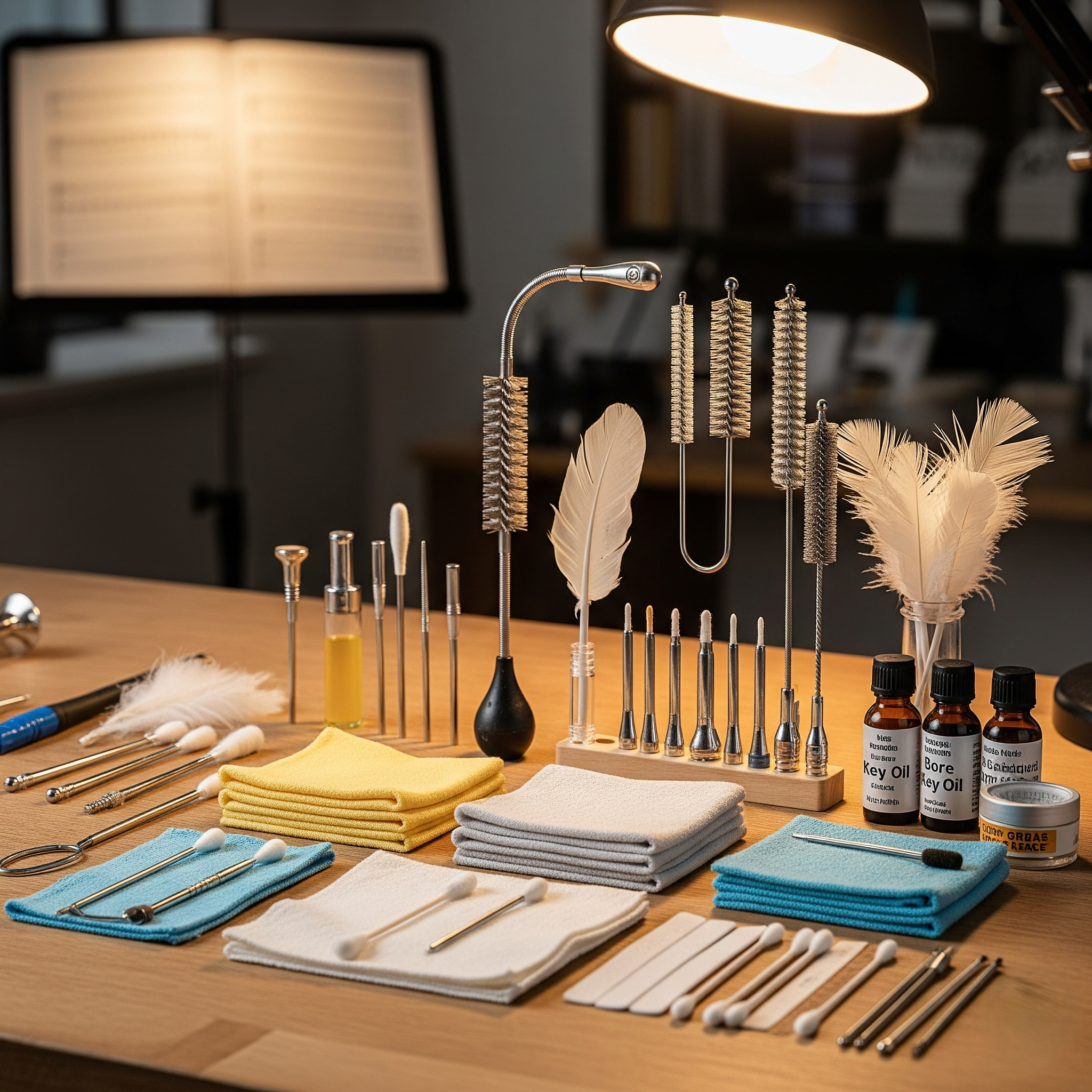 흠집 안 나게 관악기 청소하기, 고급 관악기 청소 도구