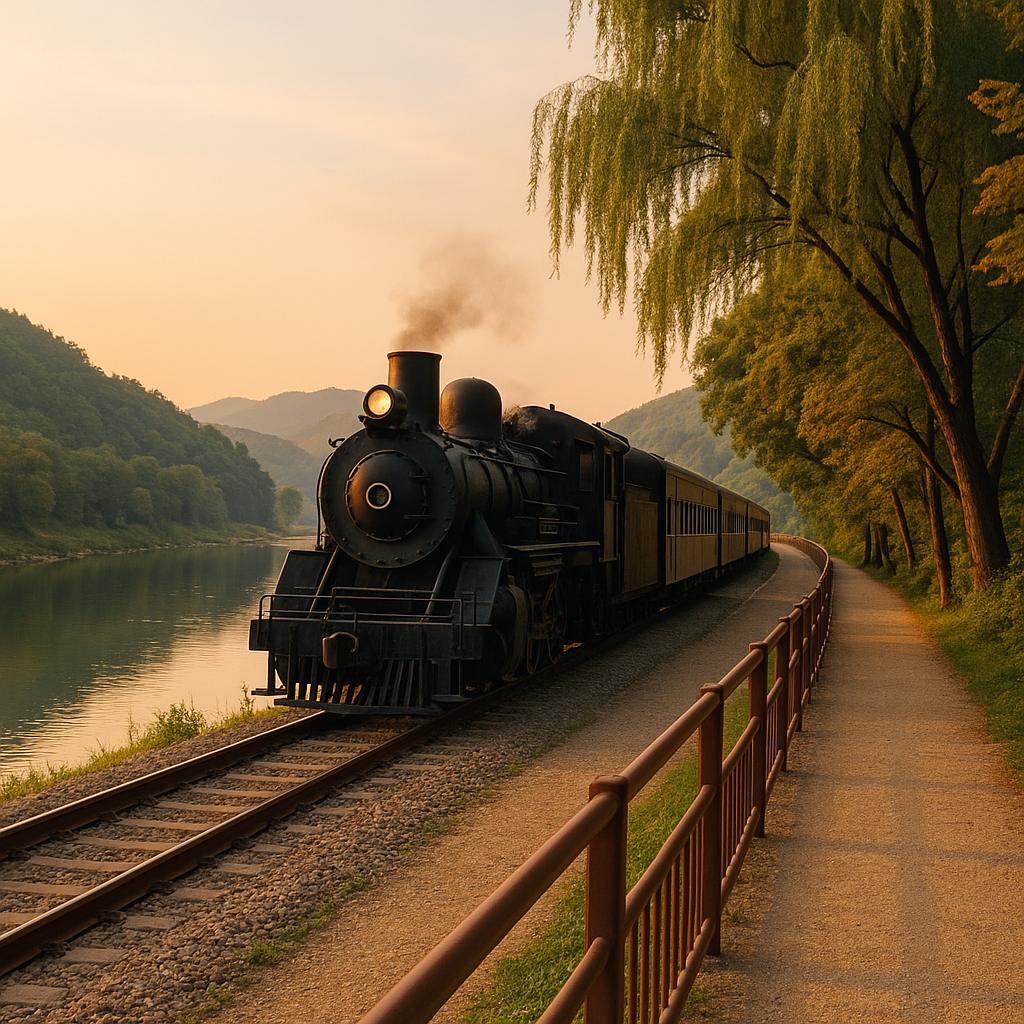 전남 곡성 기차마을 &amp; 섬진강 기차길