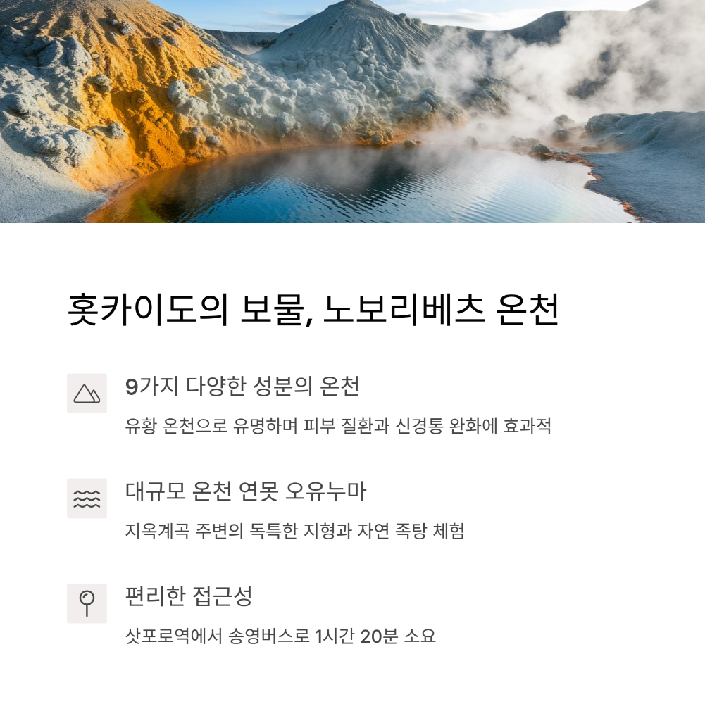 노보리베츠 온천