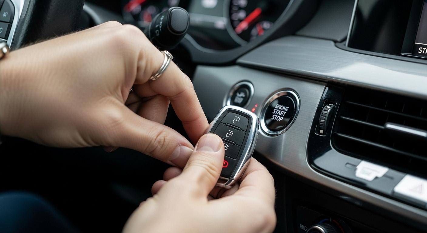 자동차 스마트키 배터리 없을때