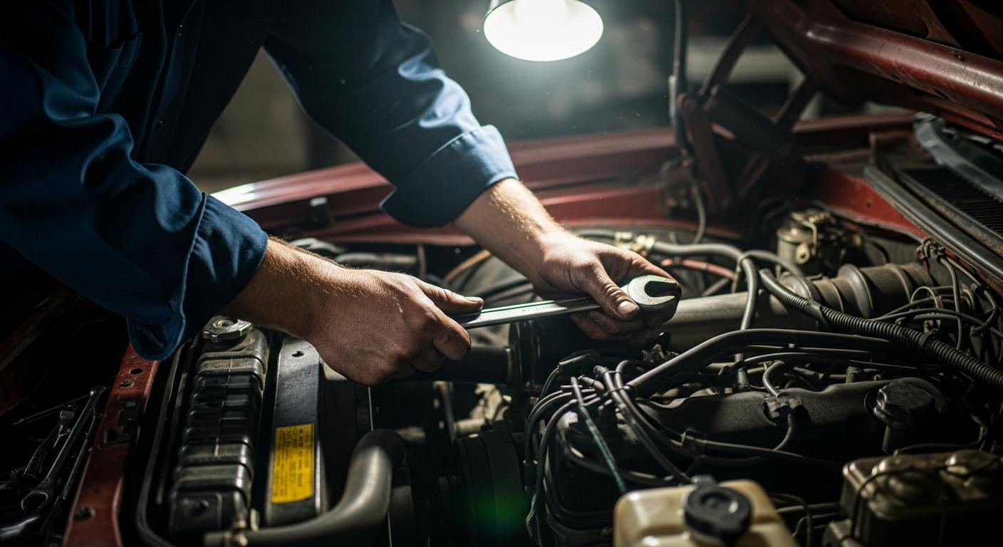 자동차수리하는꿈