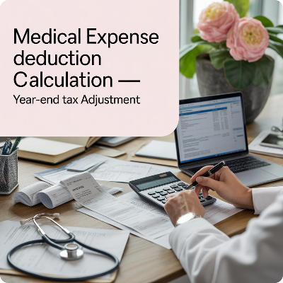 연말정산 의료비공제 계산법 이미지
