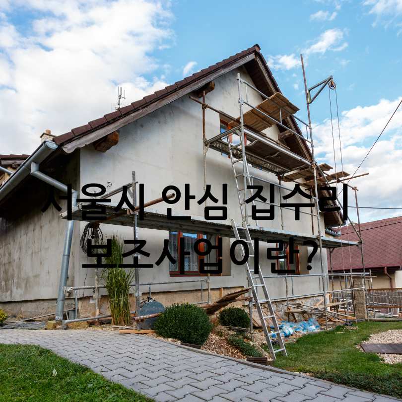 서울시 안심 집수리 보조사업