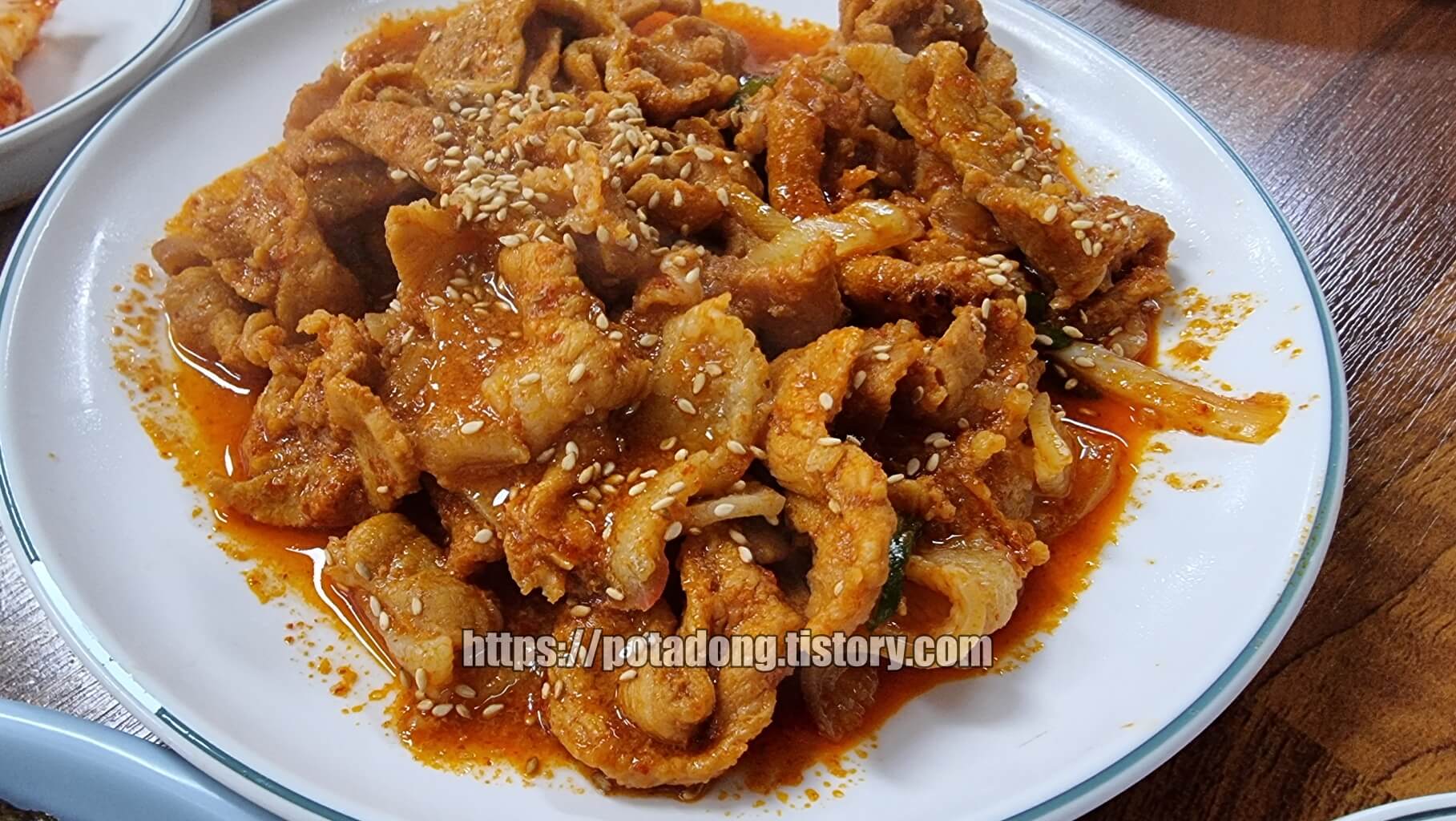 당진 맛집 신흥우렁이 전문식당 제육
