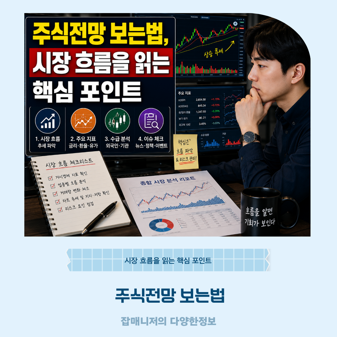 주식전망 보는법, 시장 흐름을 읽는 핵심 포인트