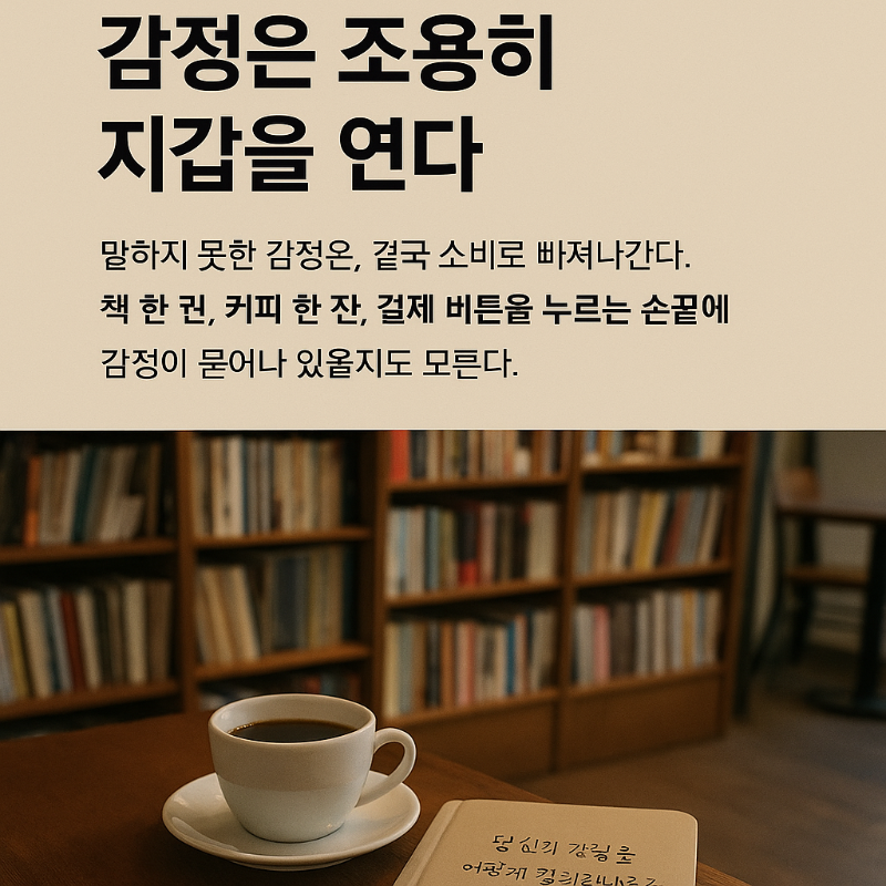 감정 정리가 되지 않은 채 책방에 머무는 사람의 뒷모습