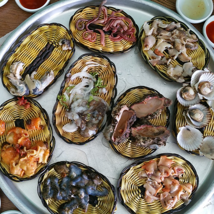 기장 연화리 해산물 세트