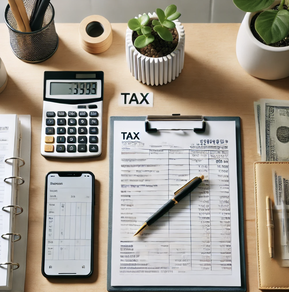 프리랜서를 위한 세금 신고 준비 모습