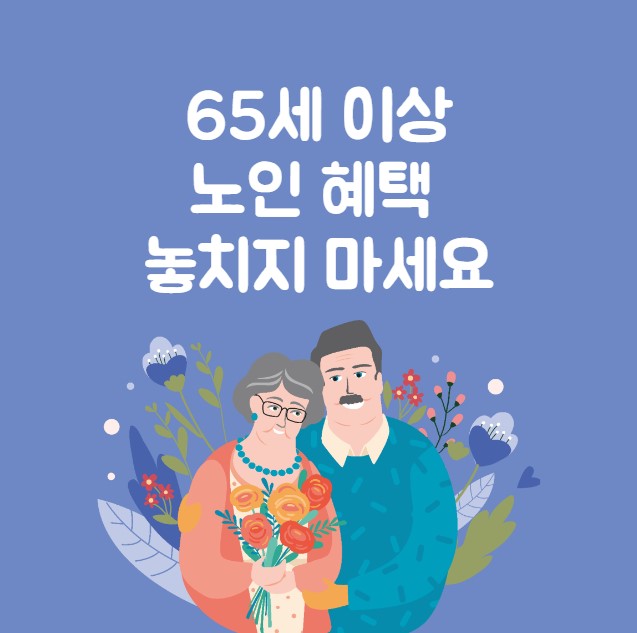 65세 이상 노인 혜택