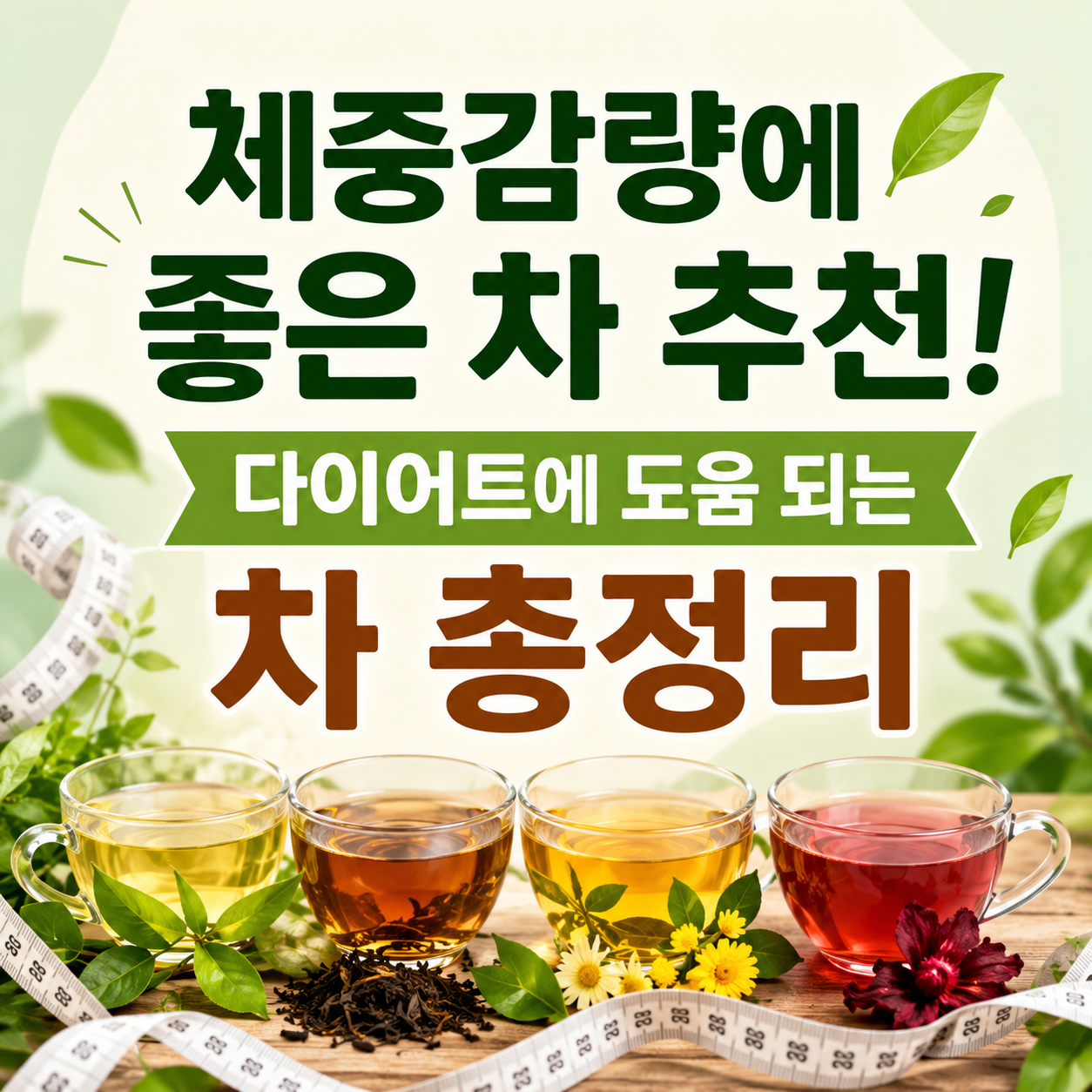 체중감량에 좋은 차