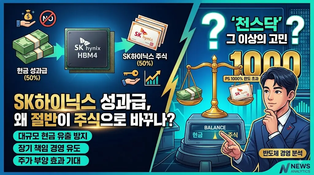 하이닉스 성과급 절반이 주식으로 전환 이미지
