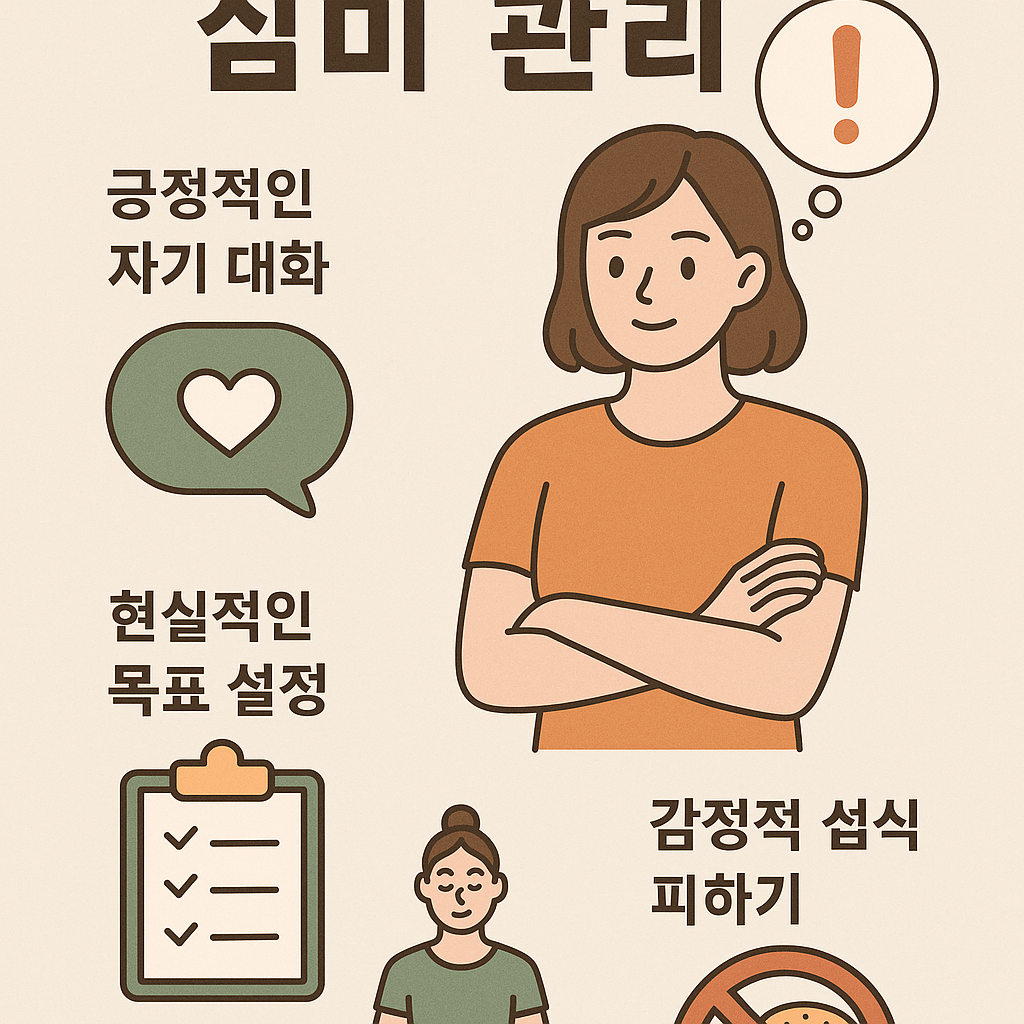 건강한 다이어트를 위한 심리관리