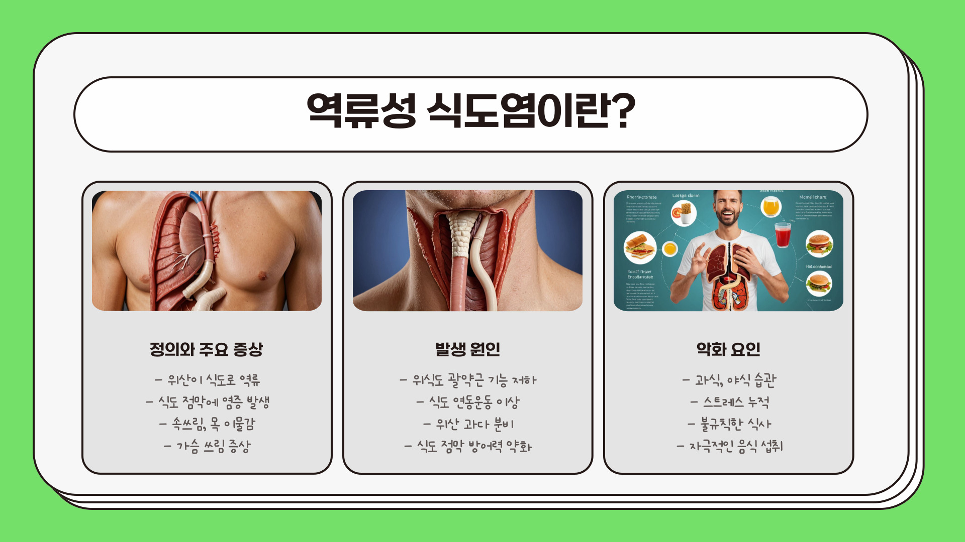 역류성 식도염 자연치료