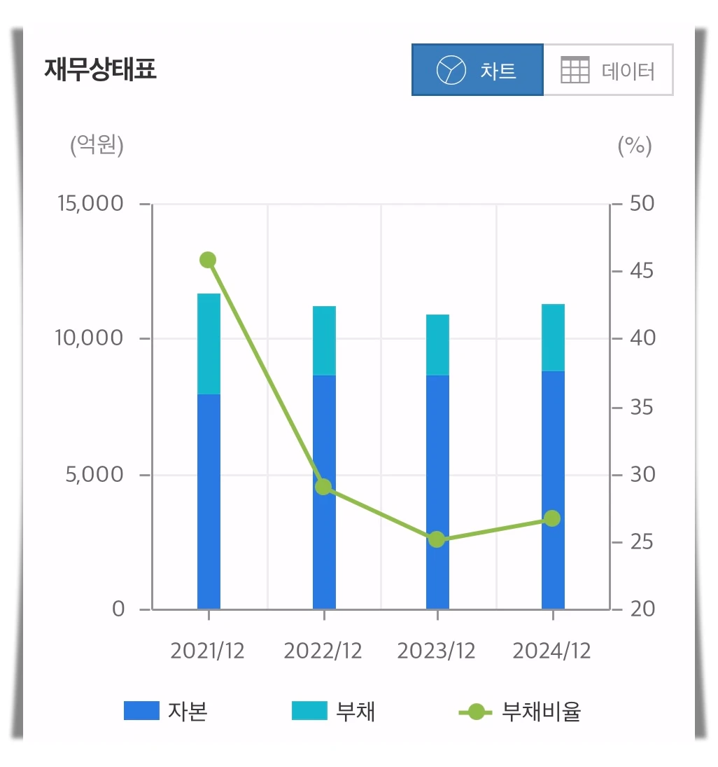 원익IPS-재무상태-차트