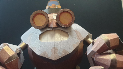 브롤스타즈 로보마이크 종이모형