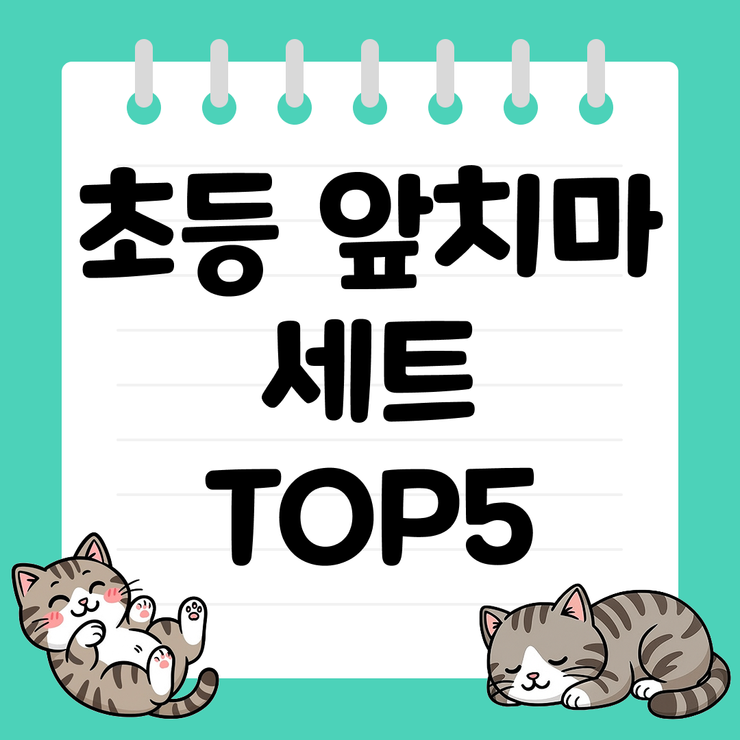 활동성과 위생을 모두 갖춘 초등 앞치마 세트 추천 TOP5
