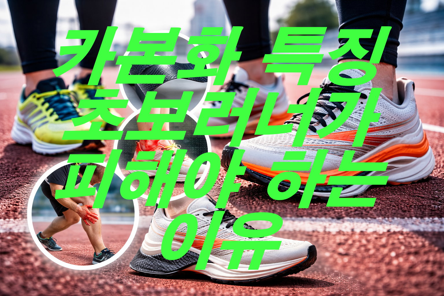 카본화 특징, 초보러너가 피해야 하는 이유