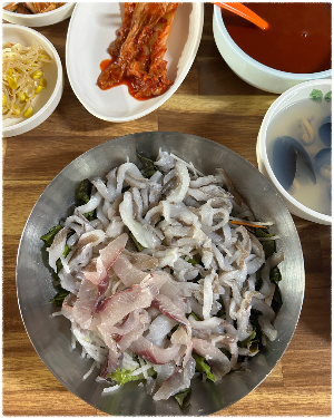 용산 회 식당