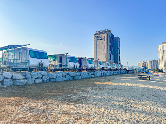 강릉 경포해변 글램핑 관련 사진