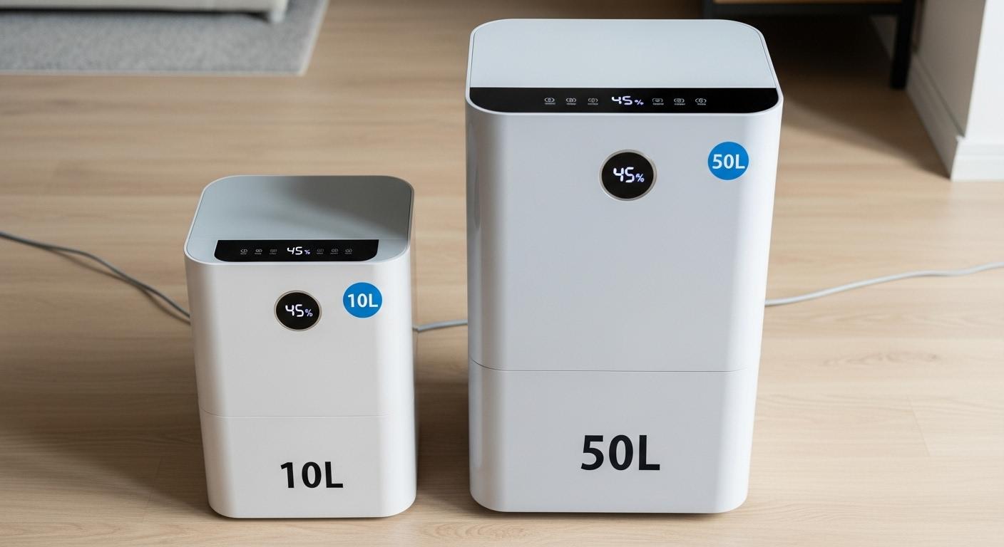제습기 리터 차이