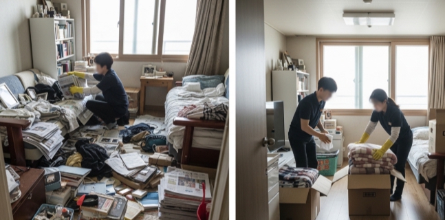 고성 고독사청소중