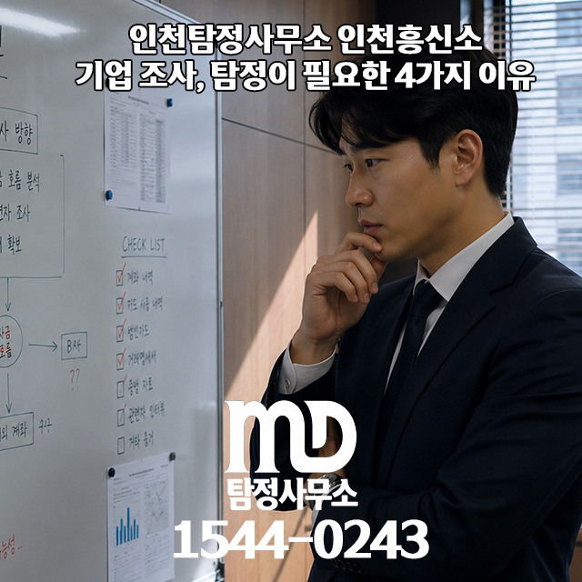 조사 진행중인 엠디탐정