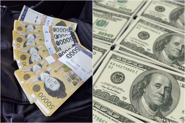 원화와 달러