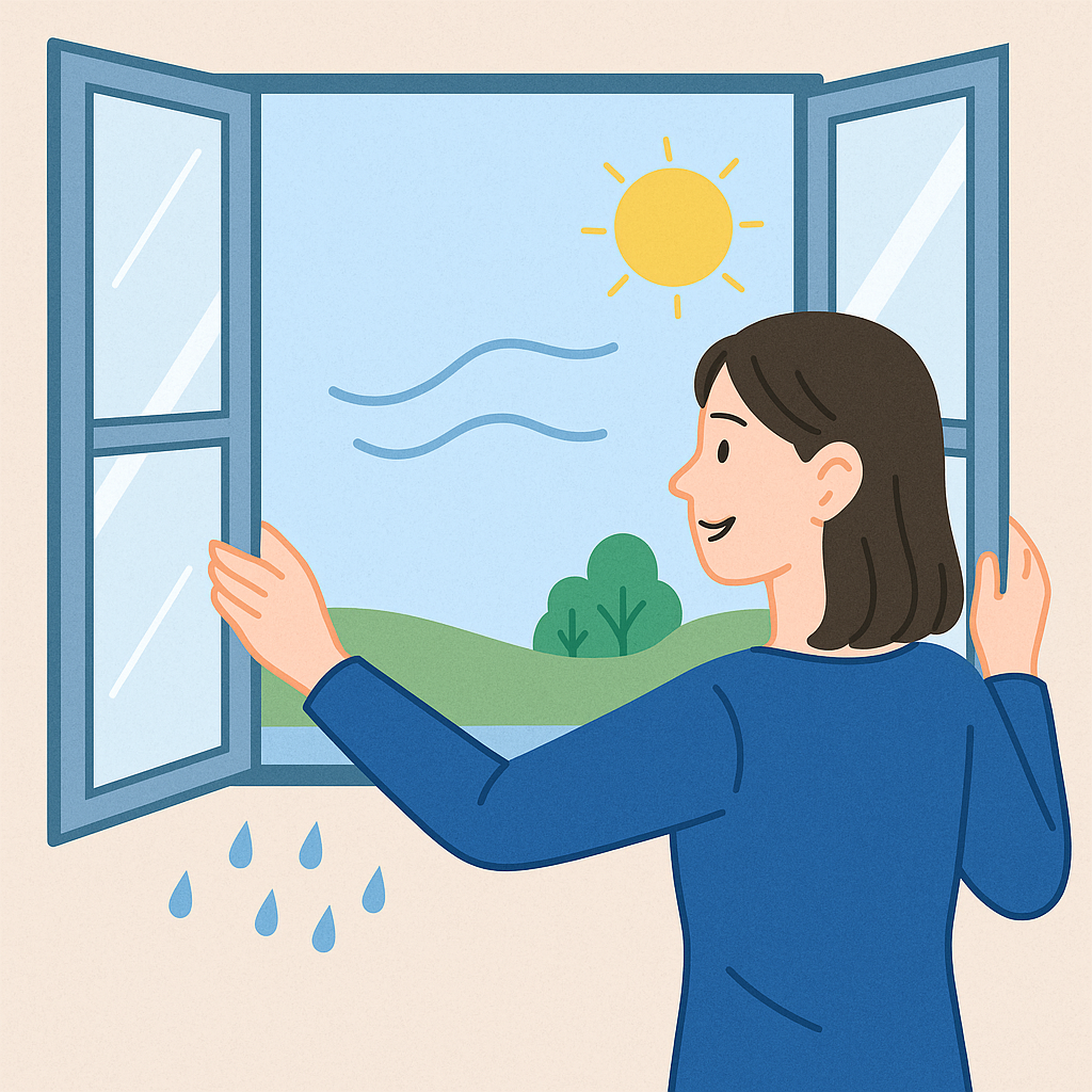 신발장 안에 습기 제거제 배치된 모습