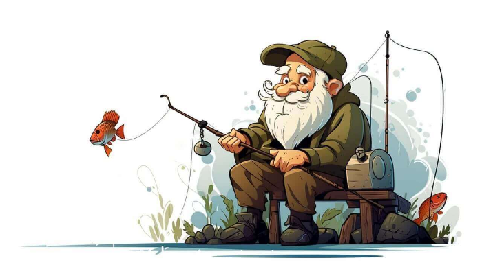 낚시하는-노인-이미지