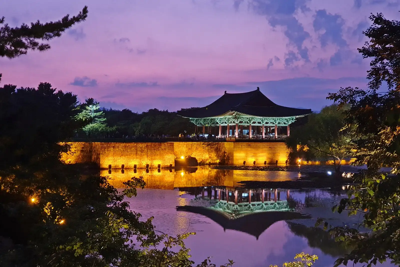 경주 동궁과 월지 모습