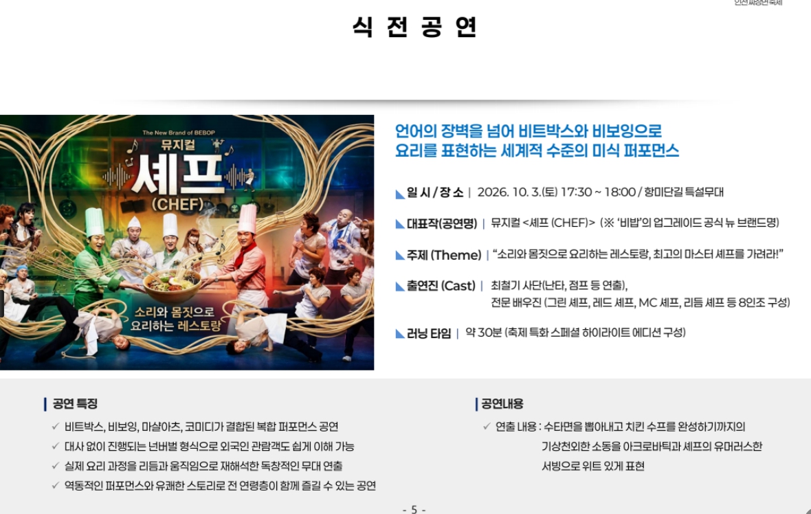 인천 차이나타운 짜장면축제