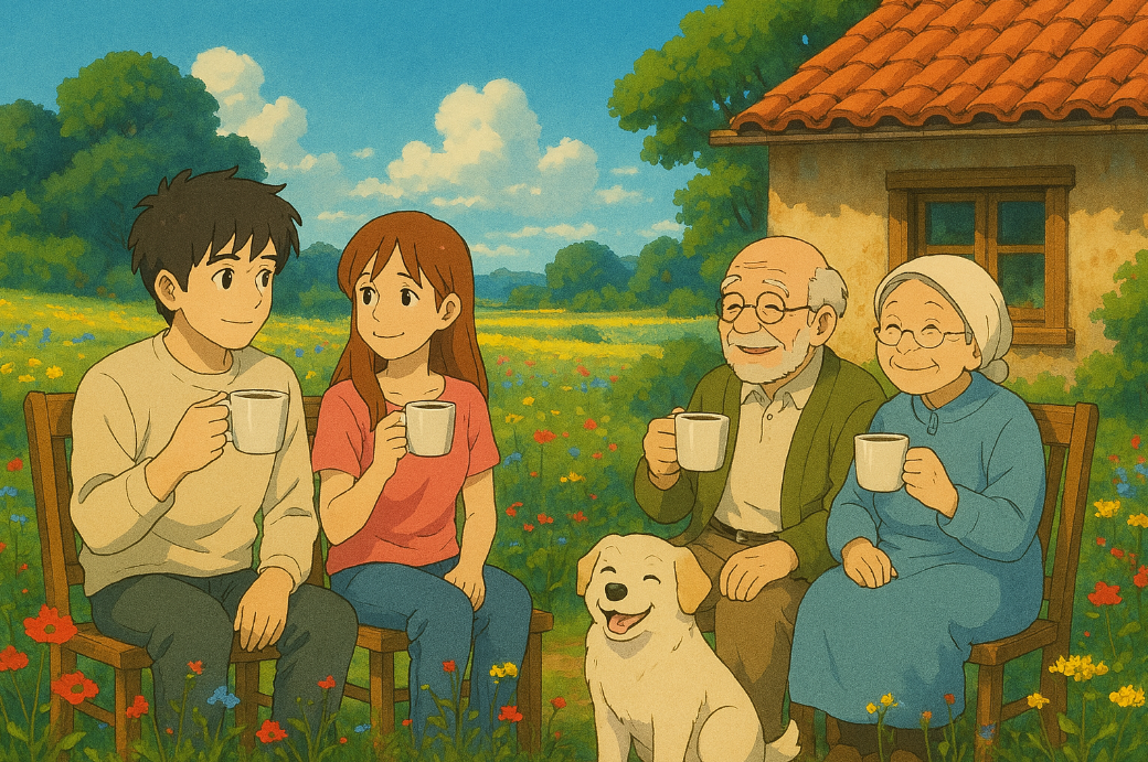 지브리 스타일 프사