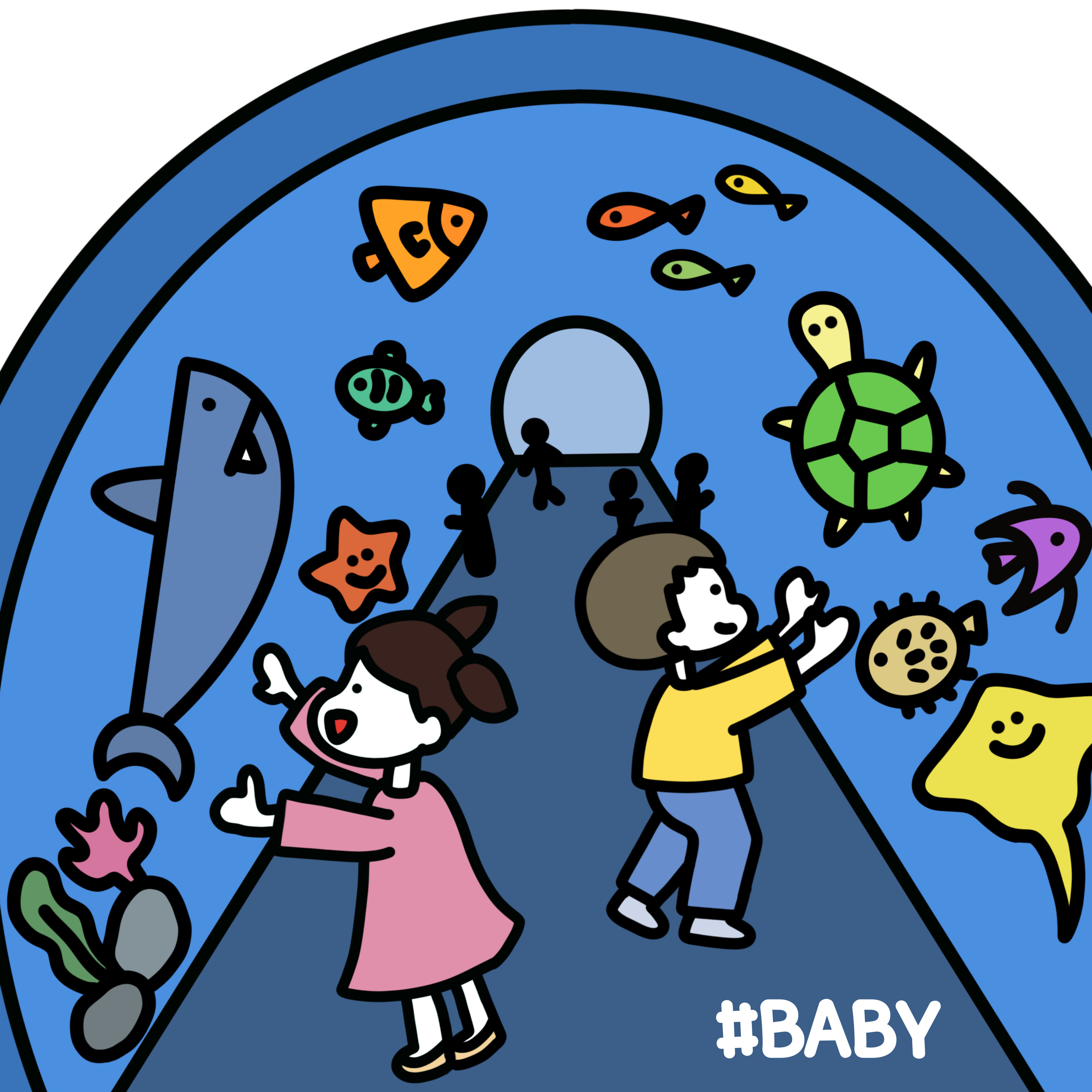 3개월 아기 아쿠아리움 4개월 아기 아쿠아리움 첫 나들이 추억