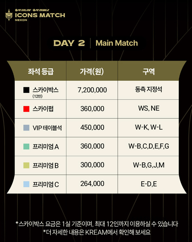 아이콘매치 중계 