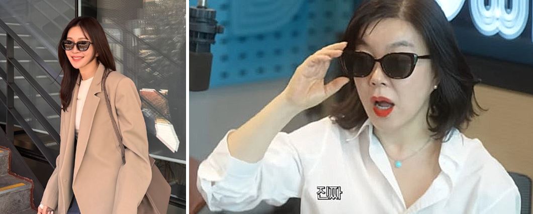 베라왕 최화정 선글라스