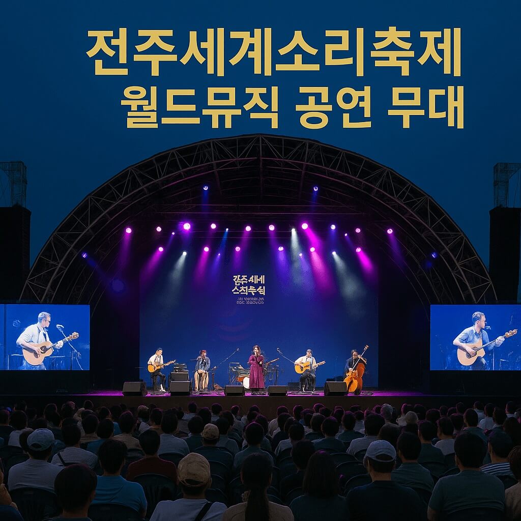 전주 세계소리축제 월드뮤직 공연 무대