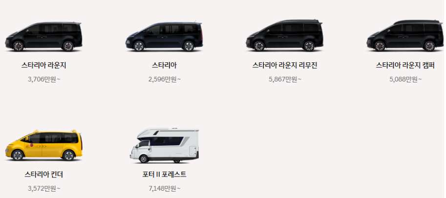 현대자동차 신차 가격표