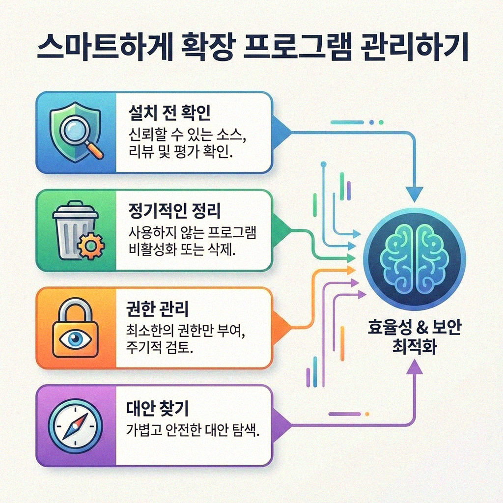 크롬 확장 프로그램 똑똑하게 관리하기