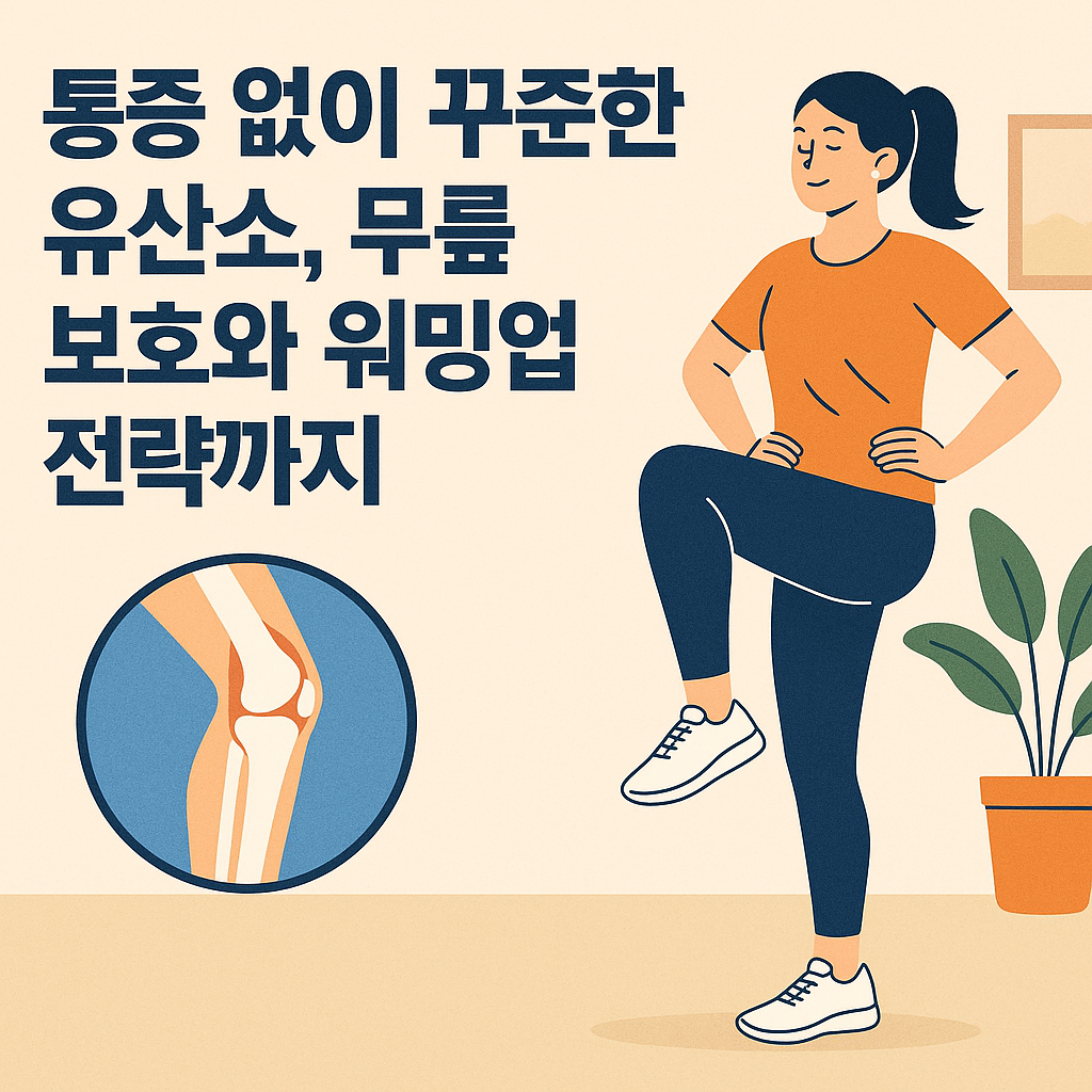 무릎 보호와 워밍업