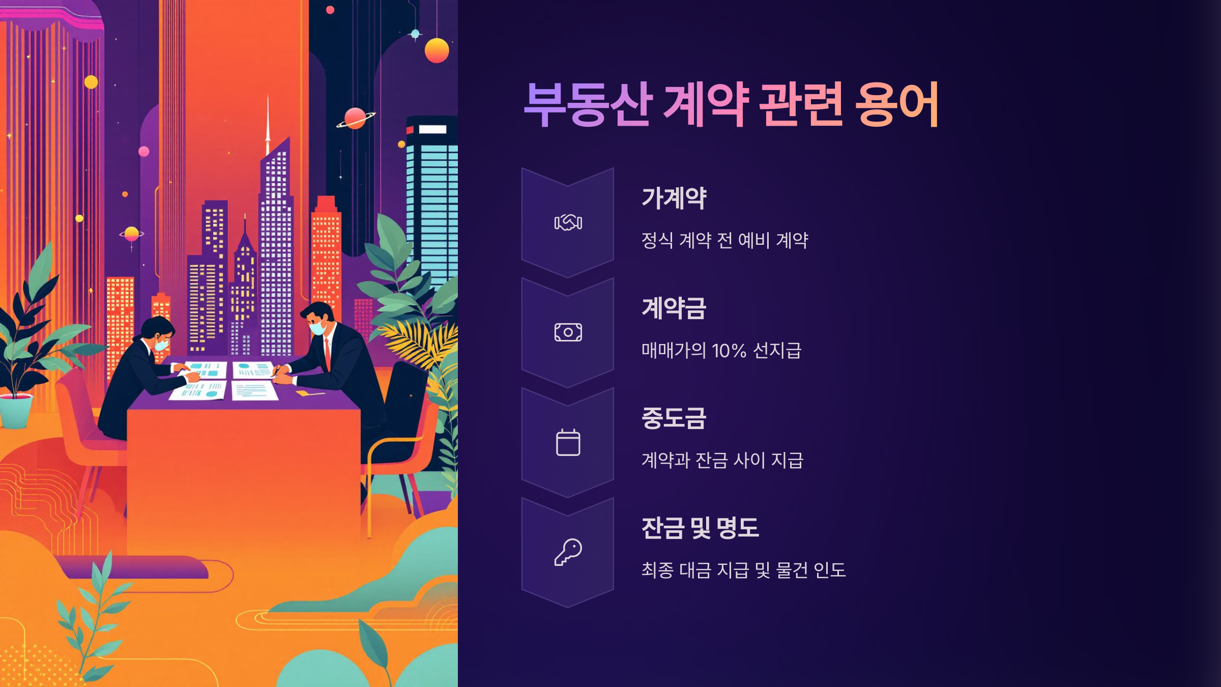 부동산 계약 관련 필수 용어