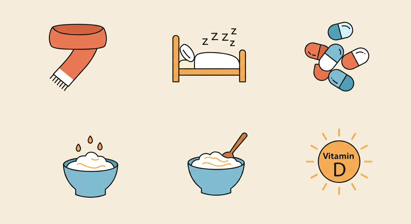 면역학 기반, 몸의 방어력을 키우는 생활습관