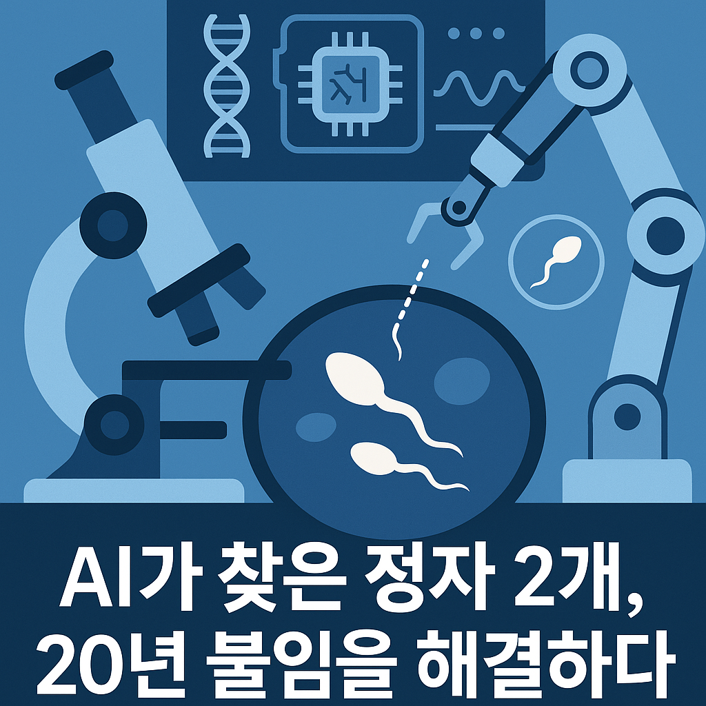 AI 불임 치료,정자 추적 AI,STAR 시스템,체외수정 성공 사례,난임 치료 혁신,남성 무정자증 AI,2025 의료 기술,생식내분비학,난임 해결 기술,랜싯 AI 연구