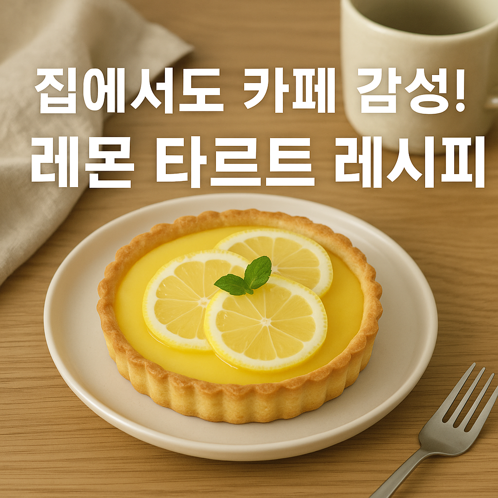레몬 타르트 레시피
