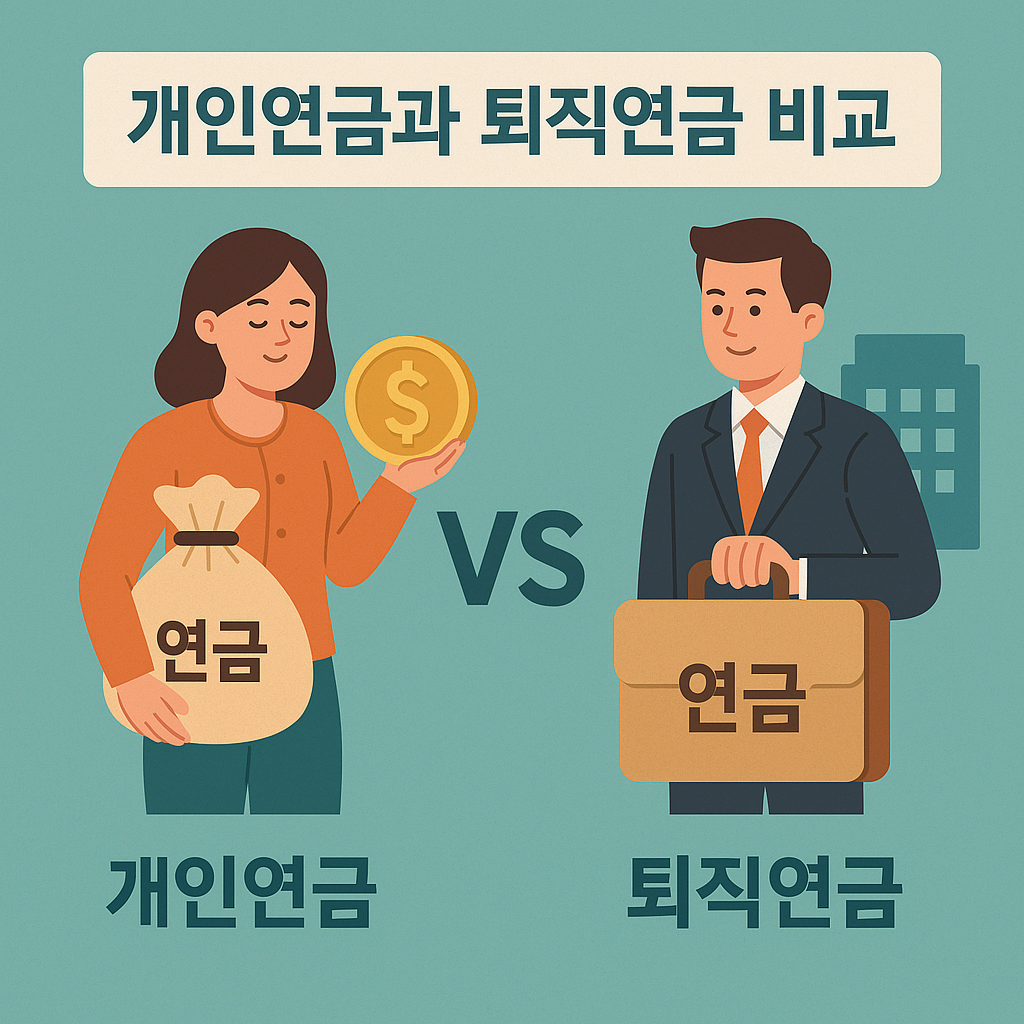 개인연금과 퇴직연금 비교
