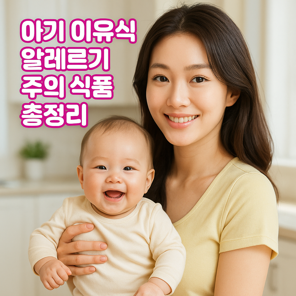 아기 이유식 알레르기 주의 식품 총정리