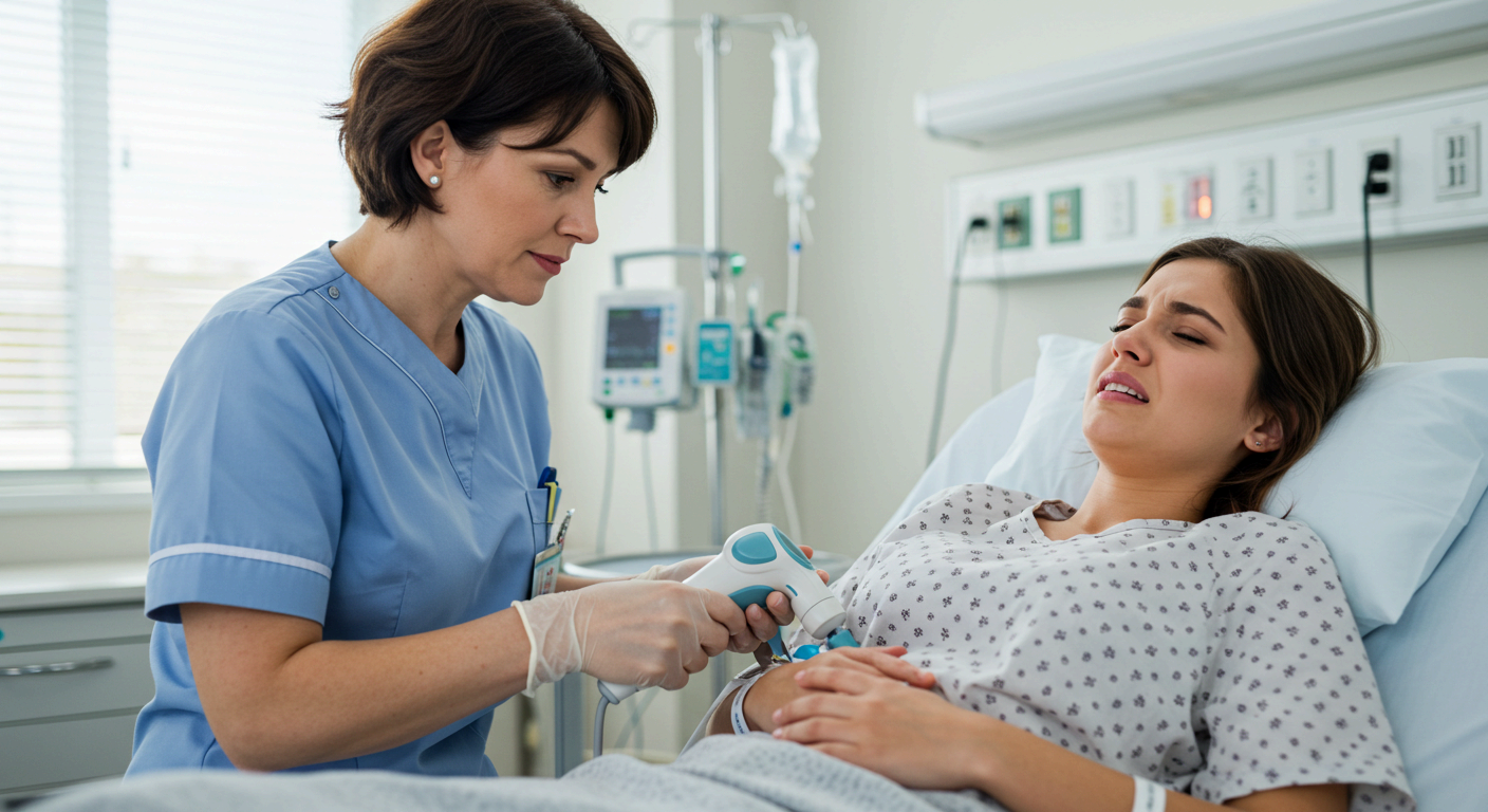 심한 배꼽 주위 통증&amp;#44; 장폐색 가능성