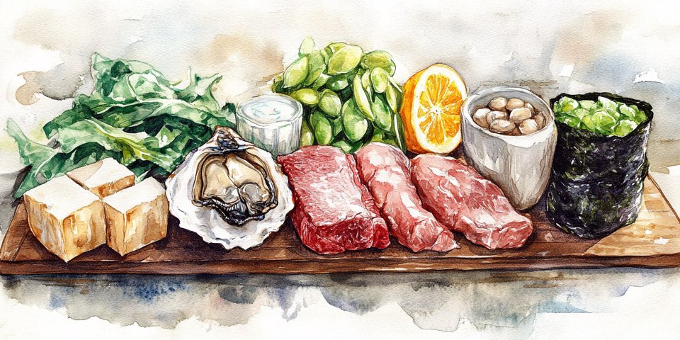 아연 부족 증상과 음식 리스트 총정리