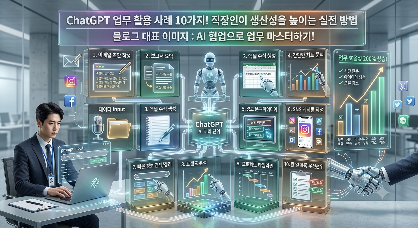 ChatGPT로 블로그 글 쓰는 방법! 초보자도 쉽게 따라하는 SEO 글쓰기 가이드