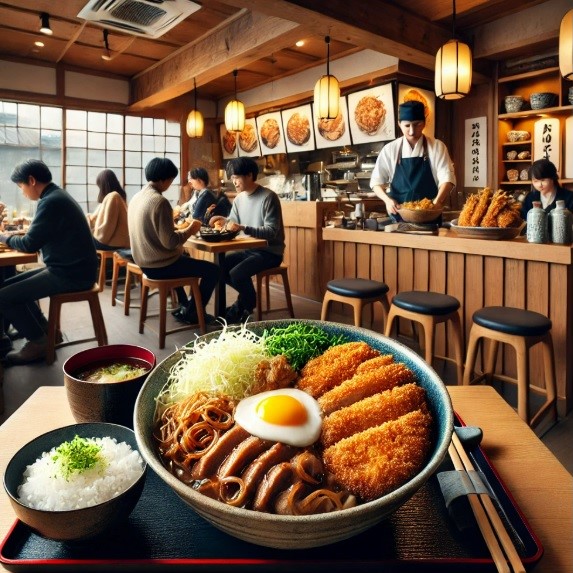 일본 규동, 돈까스